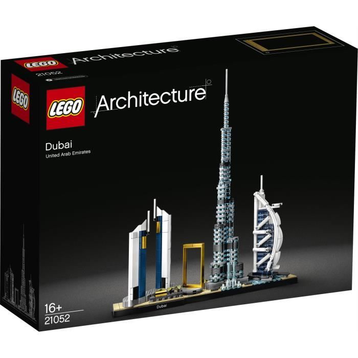 LEGO® Architecture - Dubaï - Modèle - 740 pièces - 16 ans - Noir - Multicolore - Loisirs Créatifs Adultes