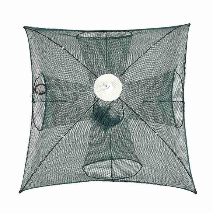 Filet de pêche, piège à crabe portable pliable pour homard crevette en