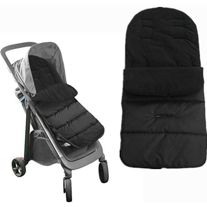 Chancelière universelle pour poussette, housse de siège en coton pour  poussette de bébé, sac de couchage,chaude, couvre-jambe Noir - Cdiscount  Puériculture & Eveil bébé