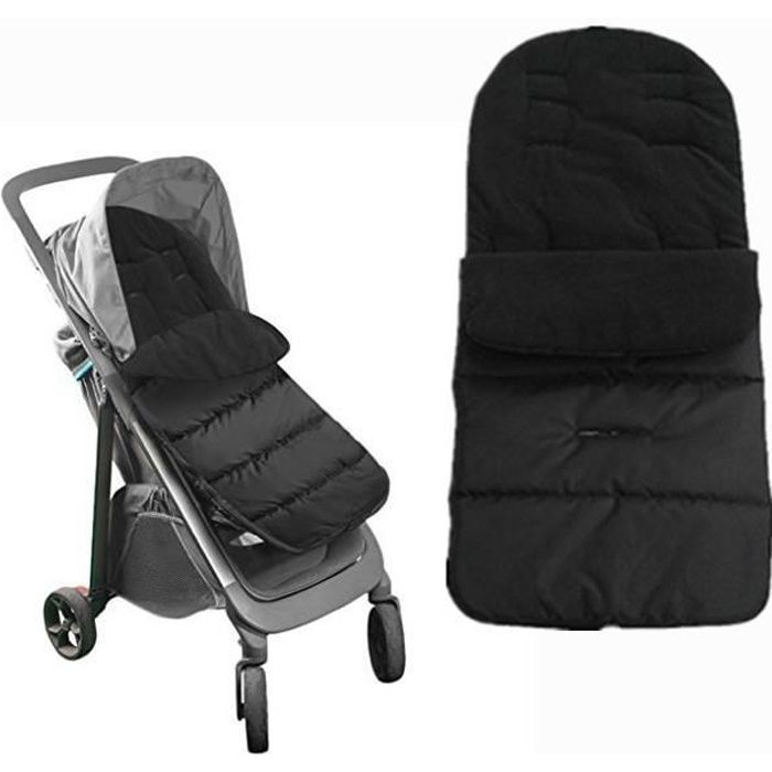 Chancelière Poussette Universelle 0-2 ans, Chancelière Chaude pour Poussette  Bébé, Sac de Couchage Poussette D'extérieur - Noir - Cdiscount Puériculture  & Eveil bébé