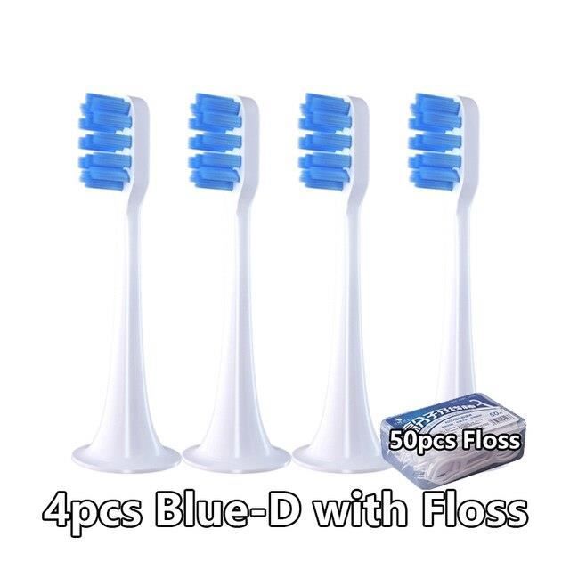 Lot De 6 Têtes De Rechange Pour Brosse à Dent électrique Xiaomi Mijia T100 Sonic - Neuf