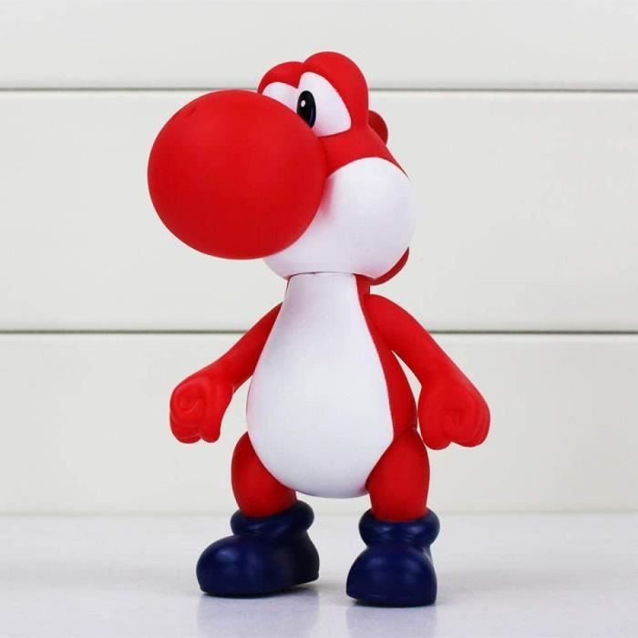 5 Couleurs 12 Cm Mignon Yoshi Figure Super Mario Figurine En Plastique Poupee Jouets Pour Enfants Cadeaux D Anniversaire Rouge 72 Cdiscount Jeux Jouets