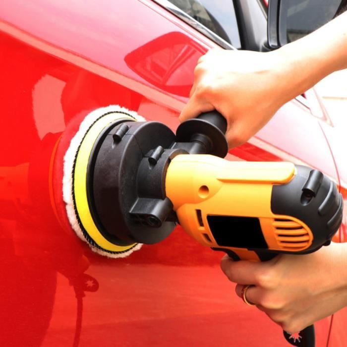 Polisseuse Voiture Électrique 700W 6 Vitesses - Kit Complet Avec Tampons Et Disques Pour Auto Meubles