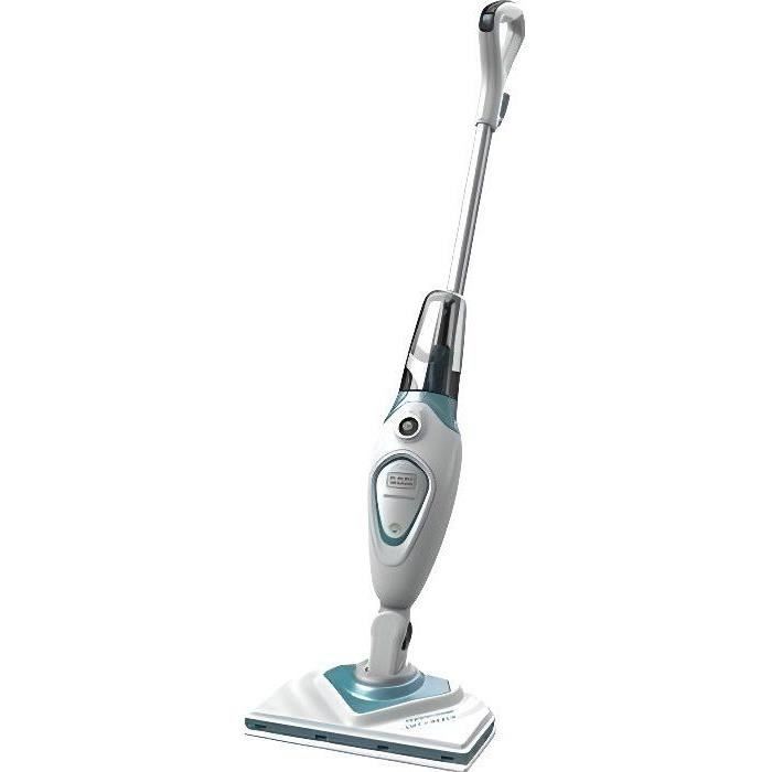 BLACK & DECKER Balai Vapeur 1600W Steam Mop à Débit Variable FSM1616