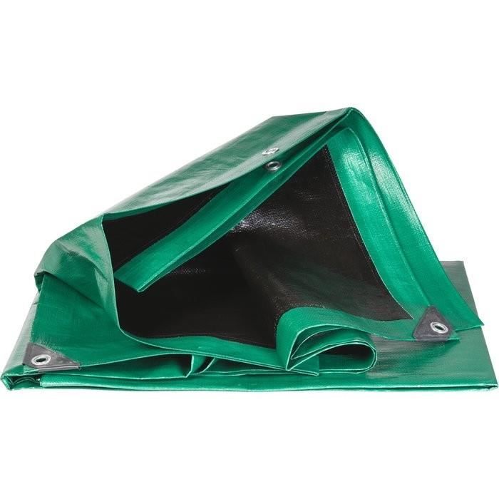 Bâche De Protection KARAT 1,5x6m | 140 G/m² | Étanche Et Résistante | Oeillets Inox | Pour Extérieur, Travaux, Camping