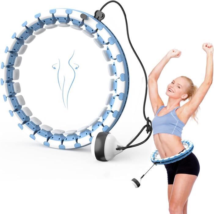 Hula Hoop Pour Adulte Solulife – 24 Pièces – Massage Et Minceur – Noir – Neuf