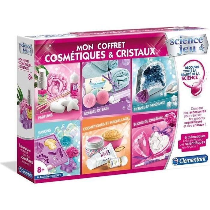 Clementoni coffret cosmetique et cristaux Clearance