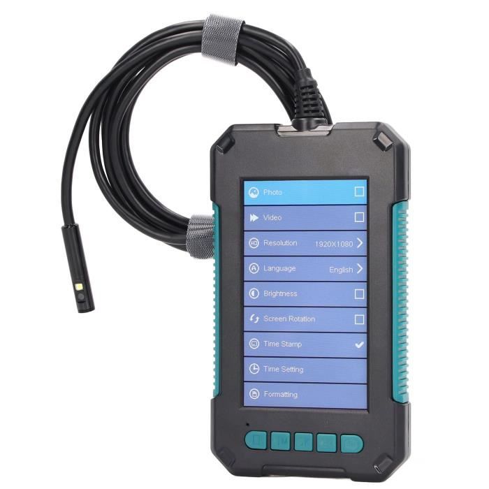 Endoscope Industriel 8mm Avec écran LCD 4.3" - 6 LED - Neuf Sous Emballage - Parfait Pour Inspection