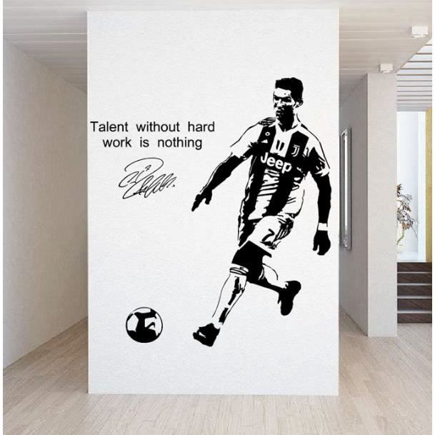 Cristiano Ronaldo Stickers Muraux Juventus Football Club La Star Du Football Stickers Muraux Achat Vente Objet Decoration Murale Cdiscount