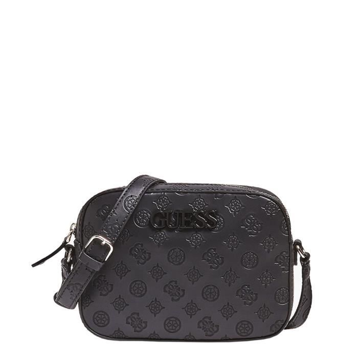 Guess Kamryn Crossbody Top Zip black Achat / Vente Guess Kamryn