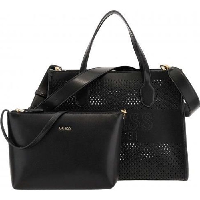 Sac à main noir guess new arrivals