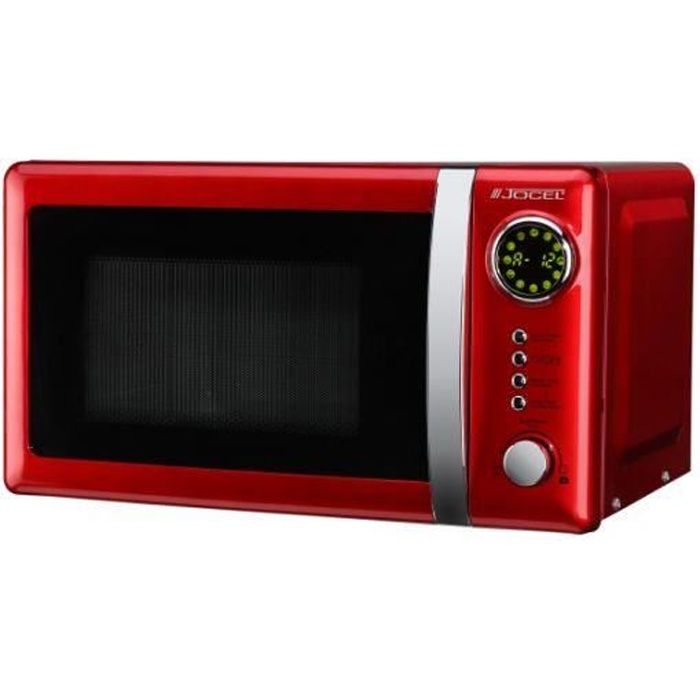 Micro Rouge Four micro-ondes grill JOCEL - Micro-Rouge - 20L - 700W - 5 niveaux de ...