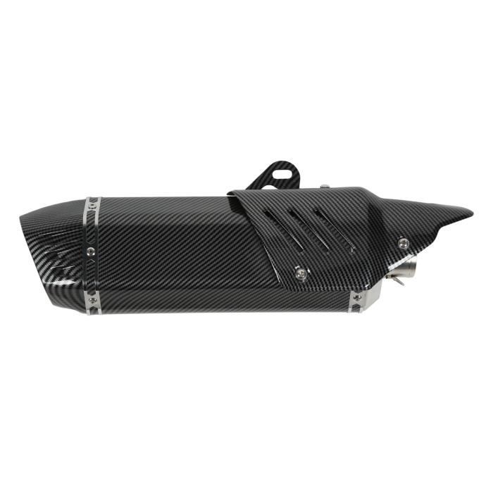 Protège-échappement Moto En Fibre De Carbone – Universel Pour Yamaha R1M, R7, R1 Et Autres – Bouclier Thermique Et Look Sportif