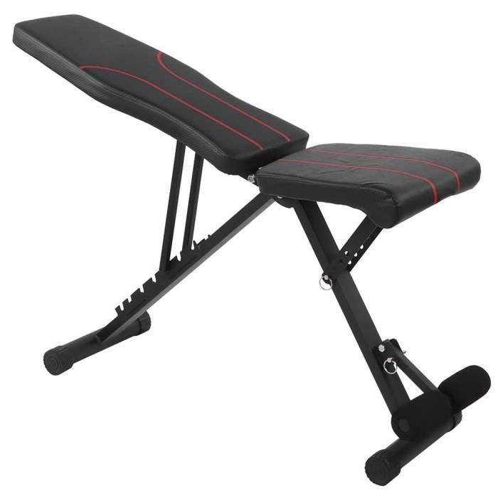 Banc De Musculation Rebel RBA-2007 – Multifonction, Réglable 3 Niveaux, Acier Costaud, 220 Kg Max