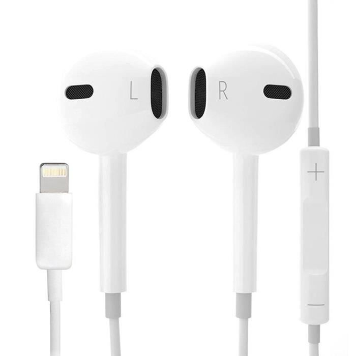 Ecouteur lightning compatible pour iphone avec connection bluetooth -  Ecouteurs - Achat & prix