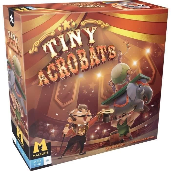 Tiny Acrobats - Asmodee - Jeu de société - Créez votre spectacle et récoltez un max d'applaudissemen
