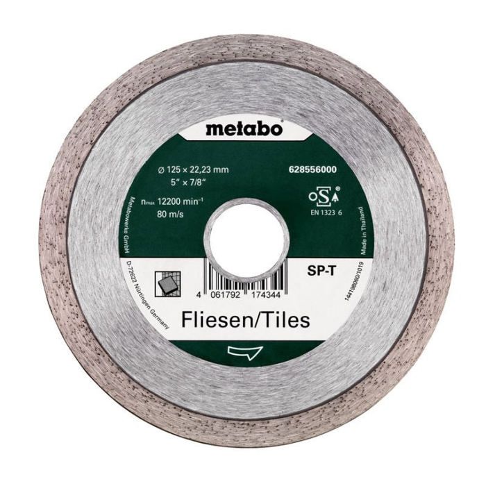 Disque à tronçonner diamanté SP T 125 x 22 23 mm Metabo