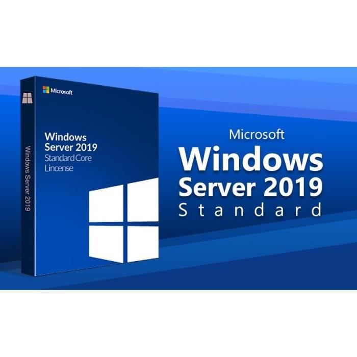 Windows Server 2019 Standard - Activation à vie à télécharger - Cdiscount