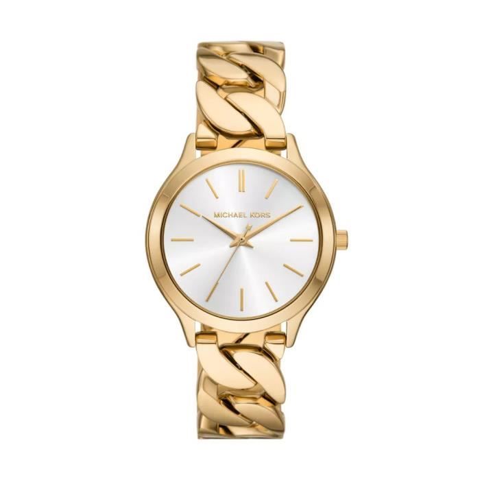 Montre Michael Kors Femmes MK7472 Dore Acier inoxydable Quartz 5 Atm Dore Chic Achat vente montre Femme Adulte Jaune Acier Neuf Black Friday Cdiscount