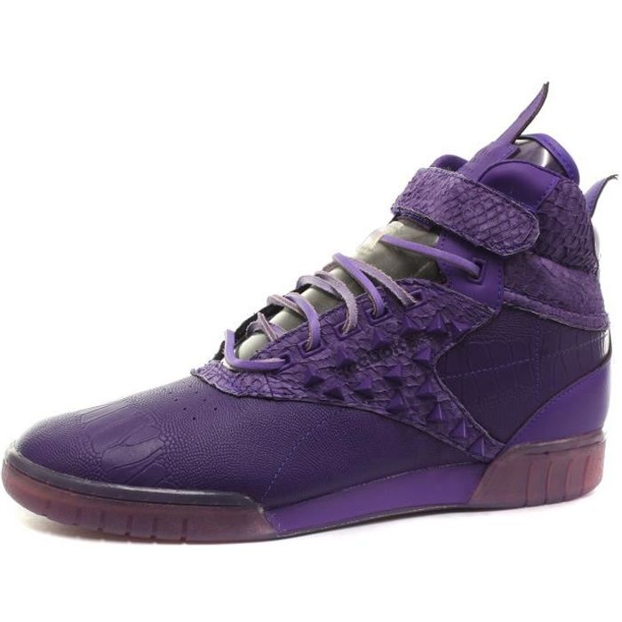 Reebok Baskets Reebok Classic Exo Fit Hi Patrick Mohr Int Homme - Pourpre - Cuir