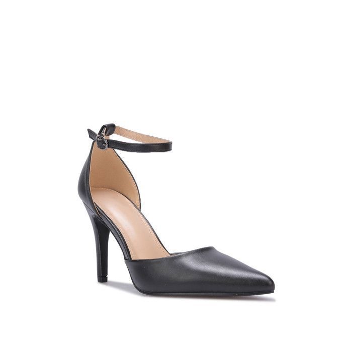 Escarpins Talons Aiguilles Bandolino Taille 6M Beige - Bride Cheville - Occasion - Femme