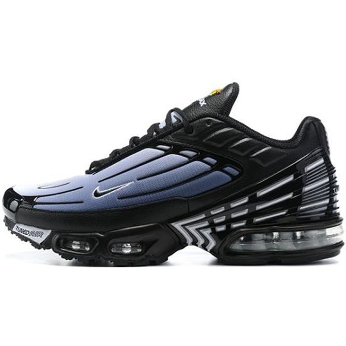 Baskets Nike Air Max TN 3 TXT Homme de Entrainment Pour Running Noir Bleu  Blanc - Cdiscount Sport