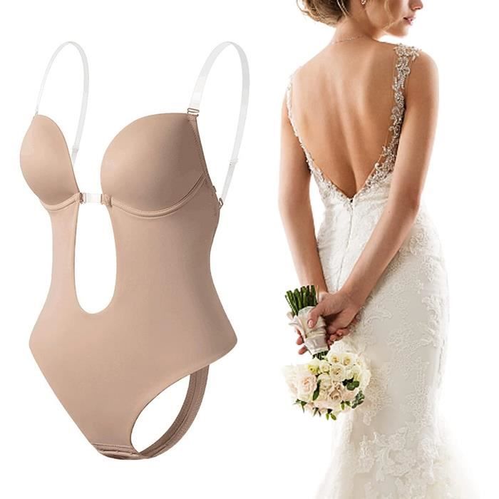 Body Dos Nu Body Gainant ORANDESIGNE Push-up Dos Nu Ventre