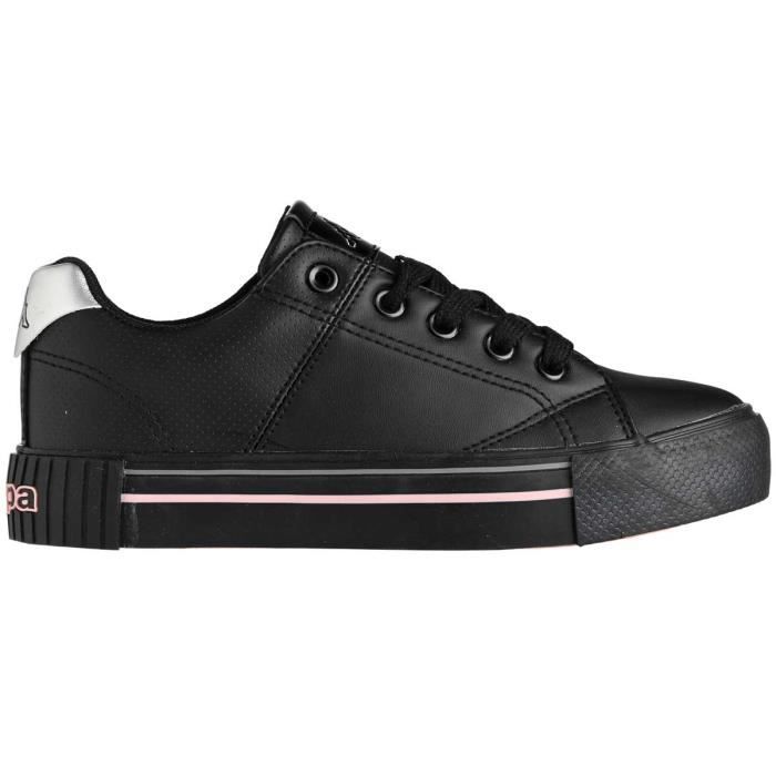 chaussures lifestyle tudy lace  pour garçon - noir, rose, gris argenté