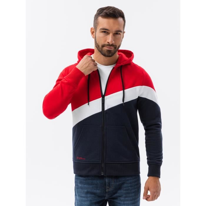 Sweatshirt zippé outlet homme