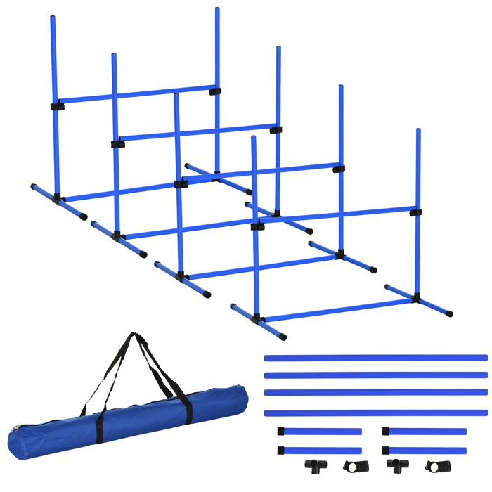 PawHut - agility - Plastique - 99x65x94cm - Bleu