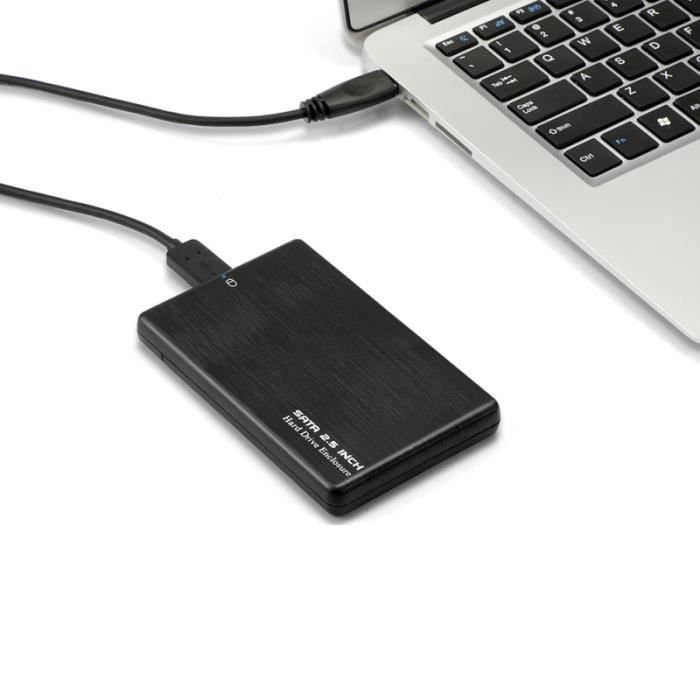 USB 3.0 Hard Disk Box 2.5 Inch Drive Enclosure SATA to Hard disk Cartridge Black DISQUE DUR EXTERNE Cdiscount Informatique