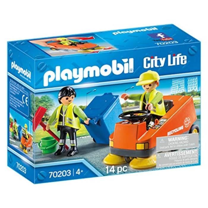 Playmobil balayeuse - Cdiscount