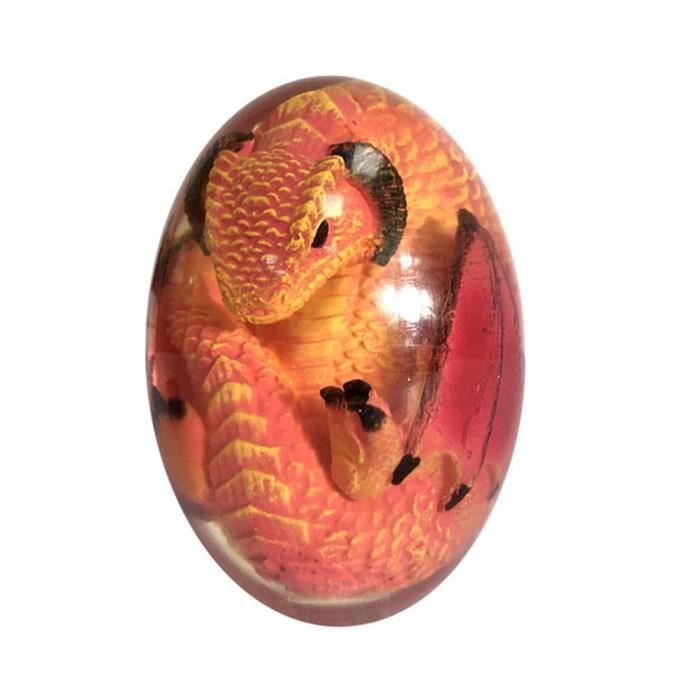Sunshine Smile – Lot De 4 Œufs De Dragon Lumineux Avec Dragons 3D – Figurines Articulées 13 Cm – Jouet Mystérieux - 1