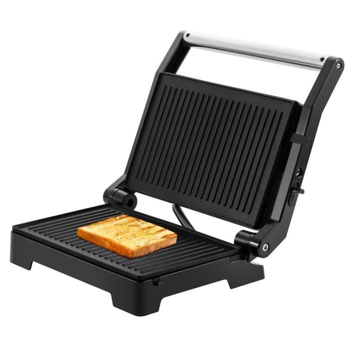 Grille-pain - Presse Panini - Puissance: 1000W (ROYALTY LINE - Rouge)