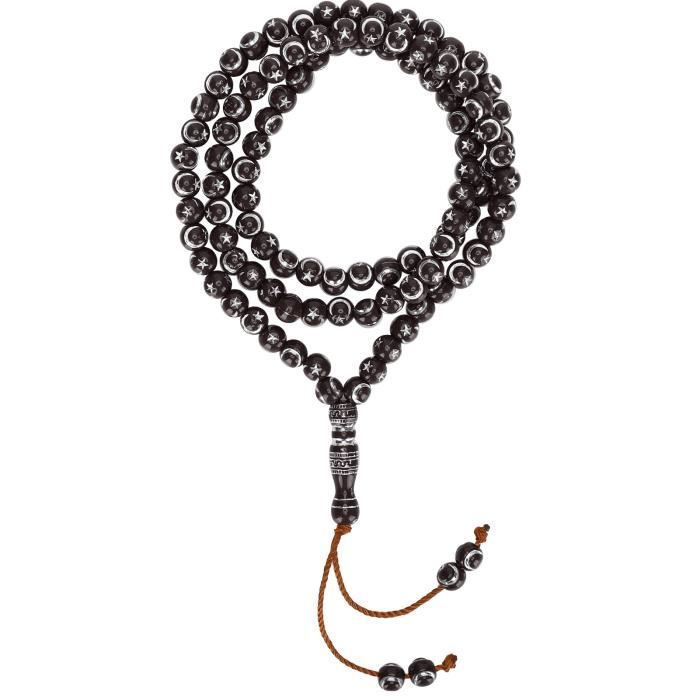 Ambre Tesbih, Chapelet De Prière, Misbaha 45 Perles - 39 G