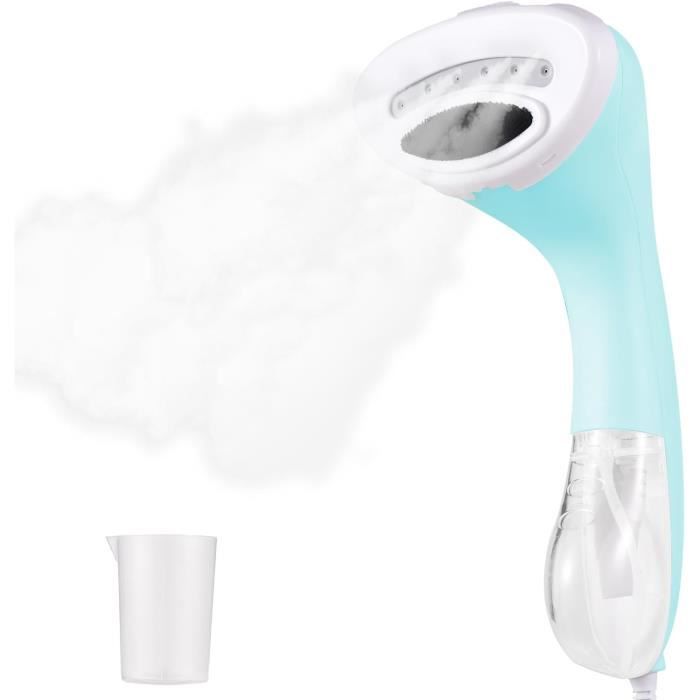 Défroisseur Vapeur Portable ABXMAS 2 En 1 - 15 Secondes Chauffage Rapide - Repassage Vertical Et Plat Pour Voyage Et Maison