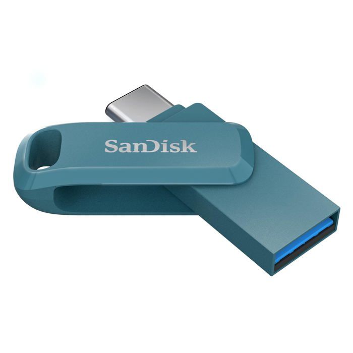 Sandisk Clé USB Ultra Dual Drive Go 1 To USB Type-C 3.2 Gen 1 400 Mo/s Bleu - vue 4