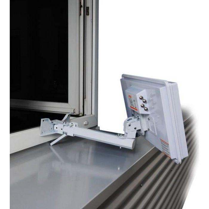 SELFSAT H30D4+ Parabole satellite plate 4 sorties + Kit fixation Fenêtre -  parabole, avis et prix pas cher - Cdiscount