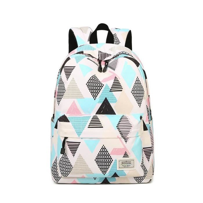 Sac A Dos Impermeable Pour L Ecole Pour Les Filles Jolie Sac A Dos Pour Collegiens Sac A Dos Pour Femmes Rhombe 843 Achat Vente Sac A Dos 8239809352344 Cdiscount