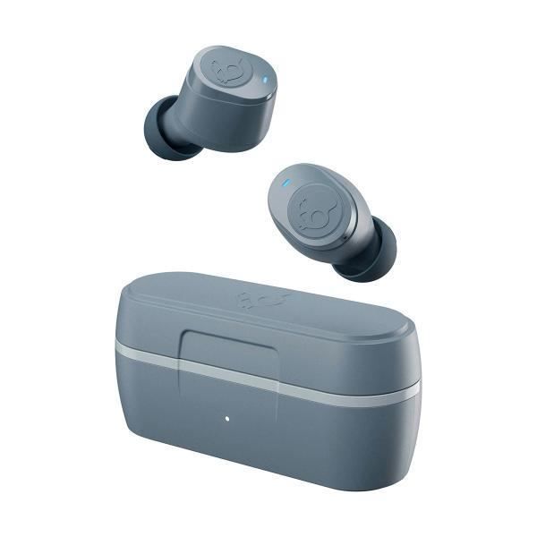 Écouteurs Skullcandy JIB TWS True Wireless InEar de couleur Chill Grey avec résistance IPX4 et microphone intégré, connectivité