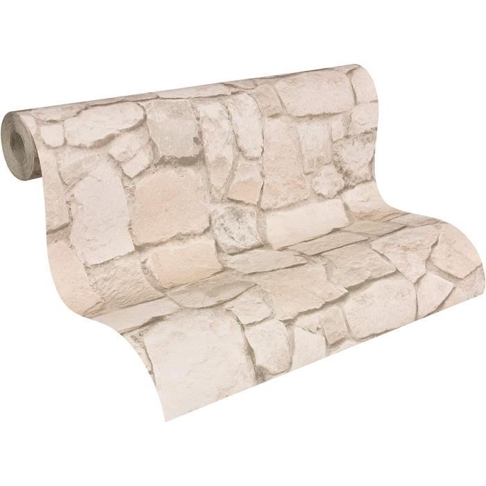 A S Création Papier peint Dekora Natur 6 692429 Brun beige