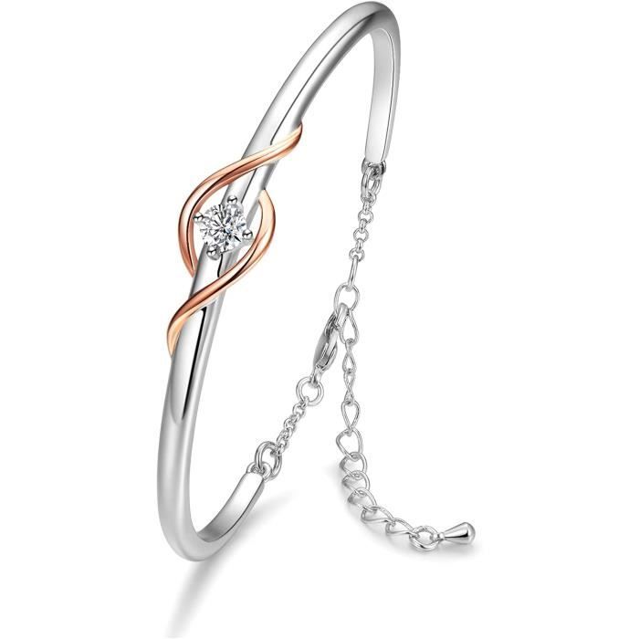 Pendentif Breloque Croix En Zircone Blanche Plaqué Argent - Avec Fermoir Lobster | Pour Colliers Et Bracelets Charms