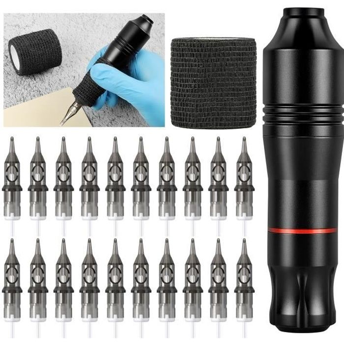 Machine à Tatouer Et Aiguilles - Kit De Démarrage Neuf Pour Apprentissage Ou Usage