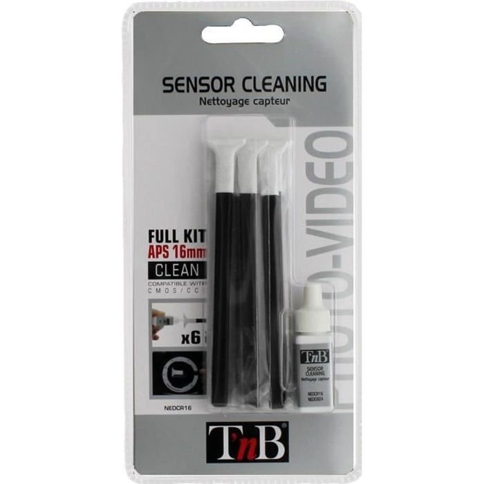 TNB NEDCR16 Kit de nettoyage capteur Reflex 16 mm CCD + CMOS