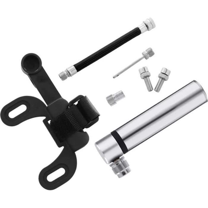 Mini Bike Pump 120 PSI Frame Mount Pump, Presta & Schrader
