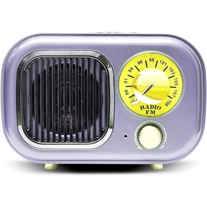 BigBen RR70 Radio-Réveil Projecteur Motif Chiens - Affichage LCD + Projection Plafond