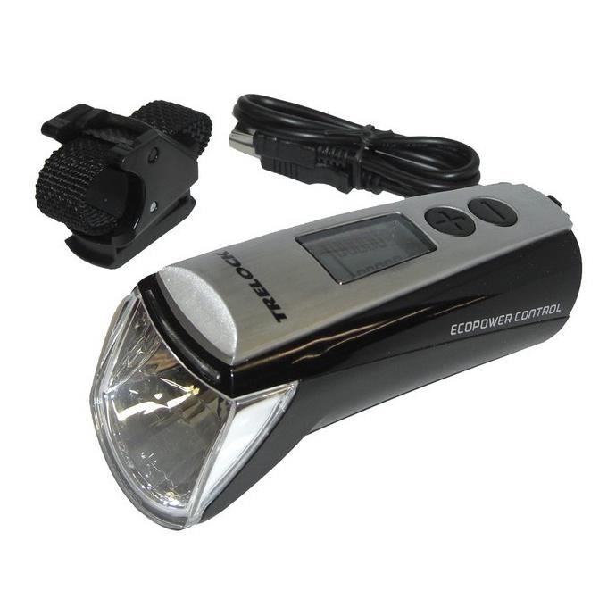 Lampe Avant TRELOCK LS 950 Control ION avec Batterie - Norme StVZO - Noir
