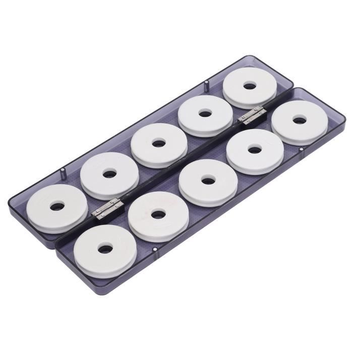 LIbgiubhy Lot De 10 Bobines Mousse Fil De Pêche Avec Crochet - Organisateur Ligne Pêche Compact Et Pratique