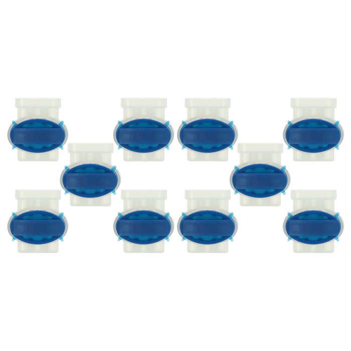 Raccords D'étanchéité Pour Câbles Solaires RESTMO - Lot De 2, IP68, Blanc - Pour Caravane, Bateau, Cabane (diam. Câble 6-12 Mm)