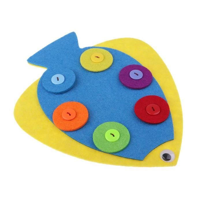 Jouet Bebe Jeu Montessori Education Precoce Apprendre A Habiller Conseils D Apprentissage Poisson 22x19cm M1234 Achat Vente Jeu D Apprentissage Cdiscount